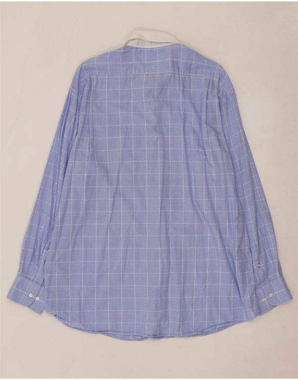 Tommy Hilfiger Camisa de corte regular para hombre Talla 17 XL Cuadros azules