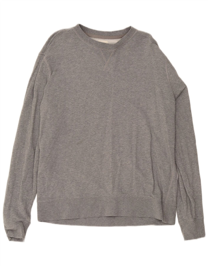 Marks & Spencer Hombre Sudadera Jumper XL Gris Algodón