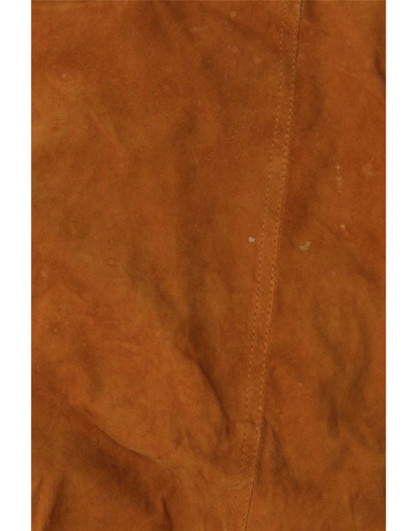 Belfe & Chaqueta bomber de ante para hombre IT 48 Cuero beige medio