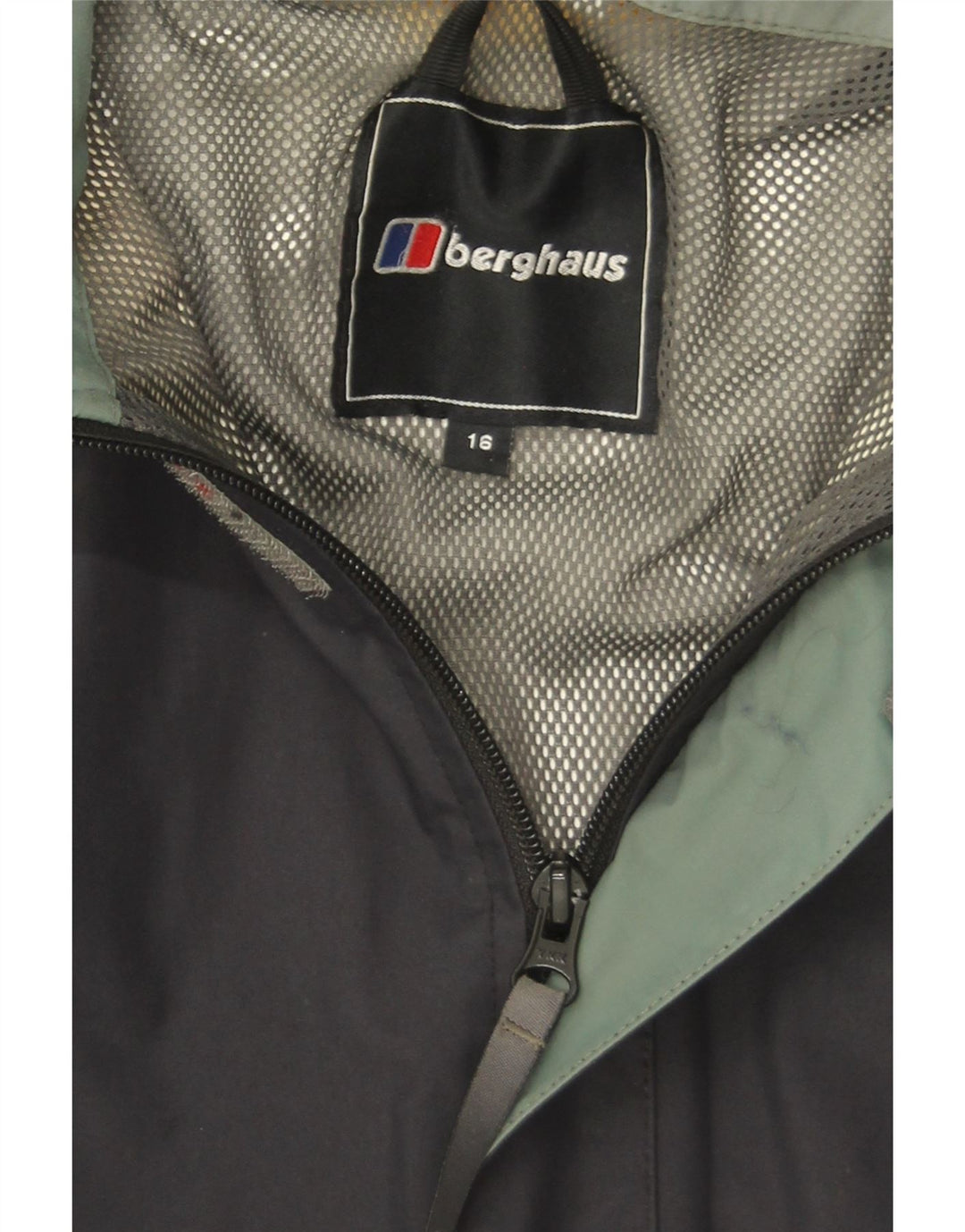Berghaus Chaqueta impermeable con capucha para mujer UK 46 Large Poliamida azul marino