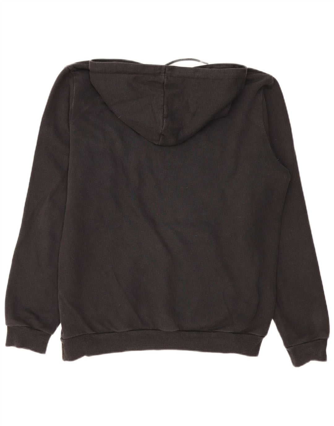 PUMA Jersey con capucha gráfica para mujer UK 14 Medium Black Cotton