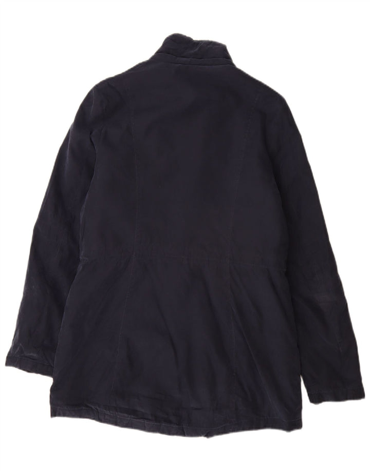 Nautica Chaqueta Sherpa para Mujer UK 10 Small Azul Marino Poliéster