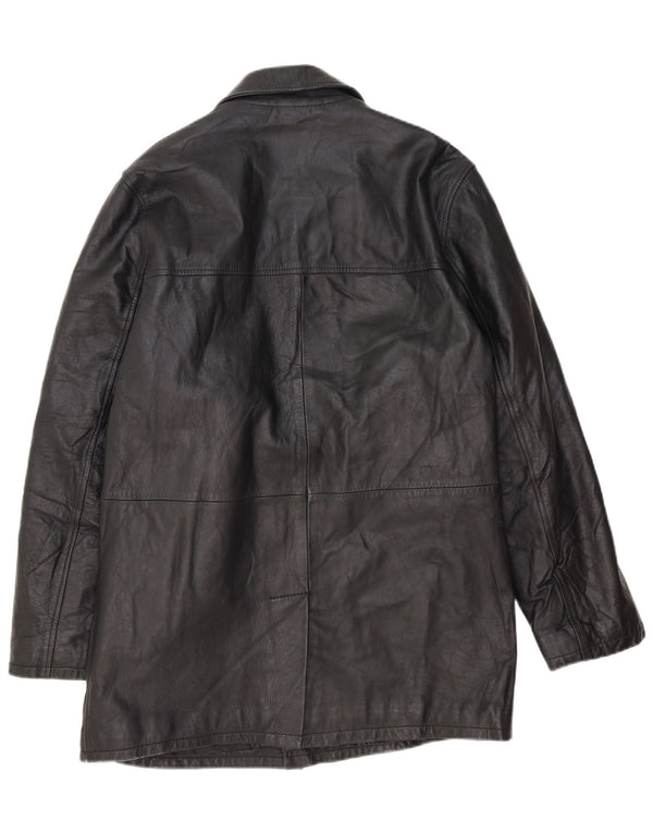 Lavorazione Artigiana Abrigo de piel para hombre IT 52 XL Negro