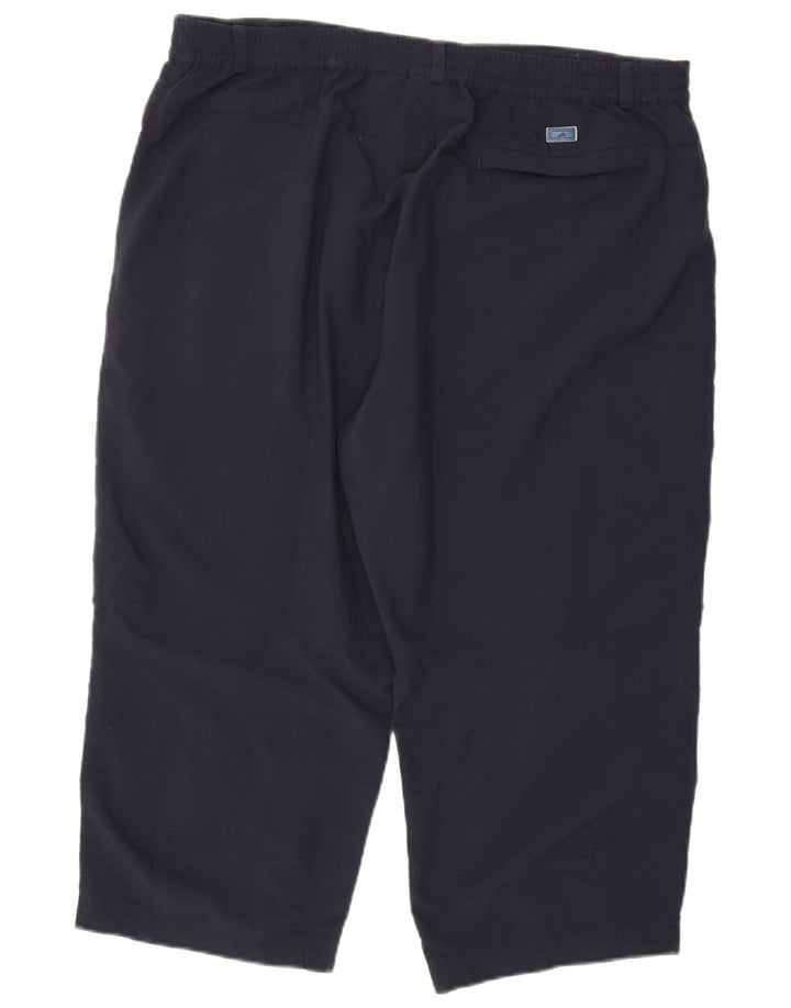Pantalón Capri Recto ADIDAS Hombre W40 L21 Poliamida Azul Marino