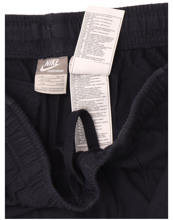 Nike Pantalones cortos deportivos para hombre XL Azul marino Algodón