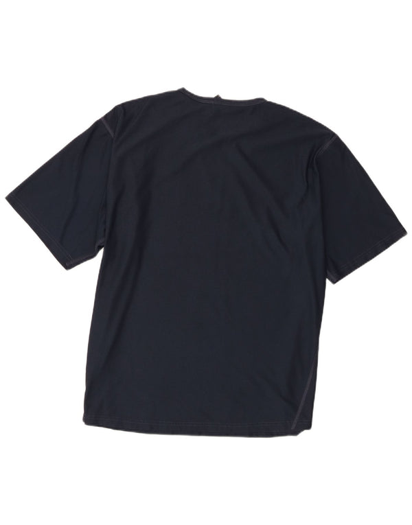 Nike Camiseta para hombre Top UK 42/44 Large Azul marino Poliéster
