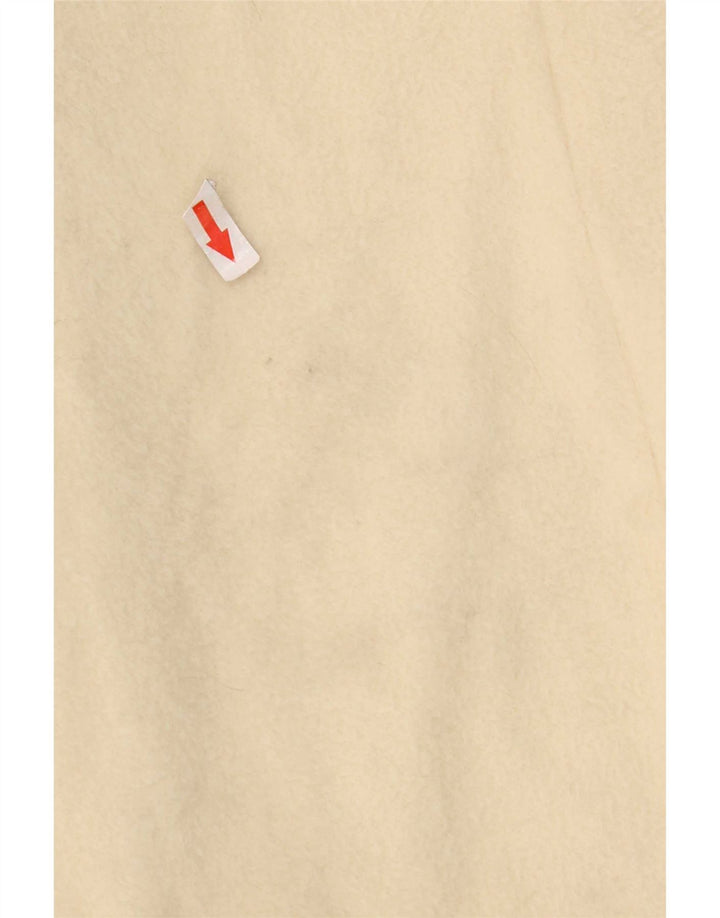 Abrigo vintage para mujer IT 42 Lana virgen blanca media