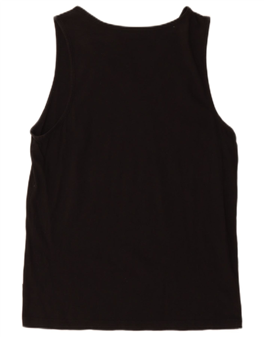Puma Hombre Gráfico Chaleco Superior Medio Algodón Negro