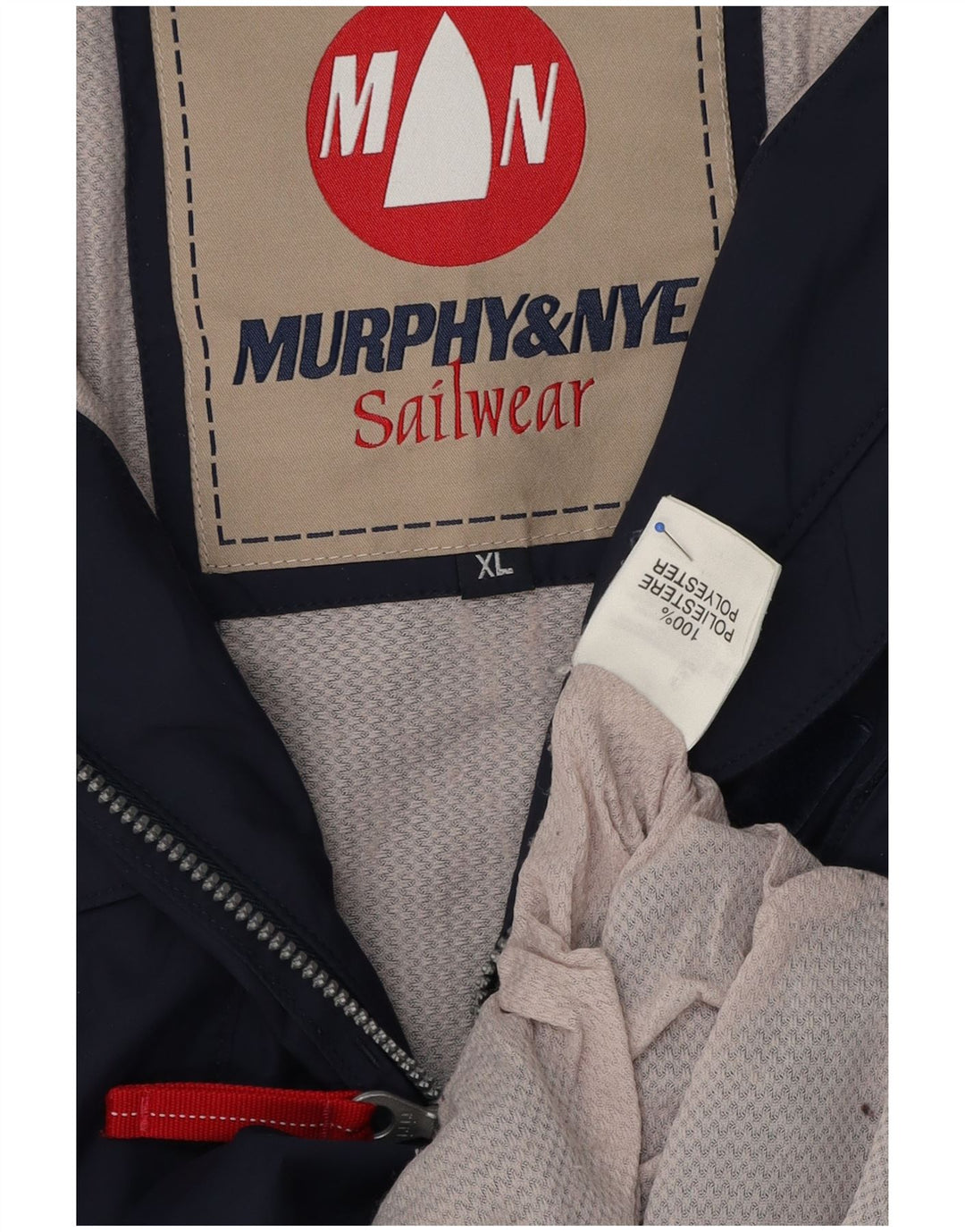 Murphy & Nye Chaqueta utilitaria para hombre UK 42 XL Poliéster azul marino