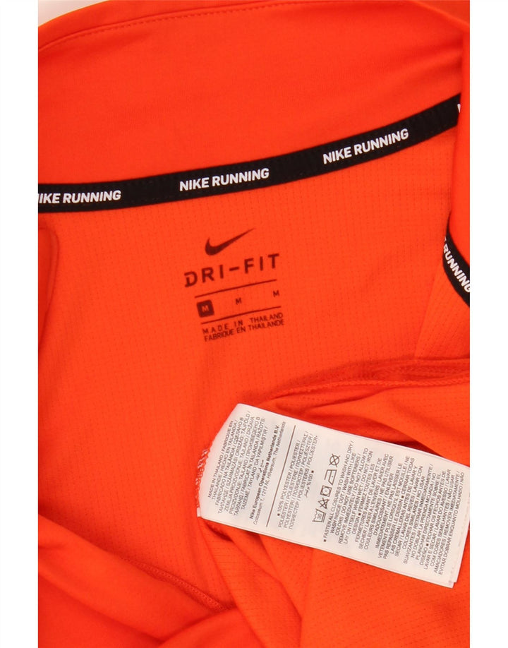 NIKE - Chándal Dri Fit con cremallera y cuello para mujer, talla 40, color naranja mediano