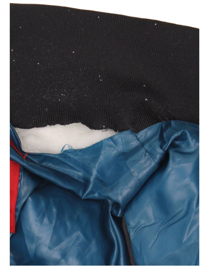 Zara Mens Chaleco Acolchado UK 36 Small Azul Marino