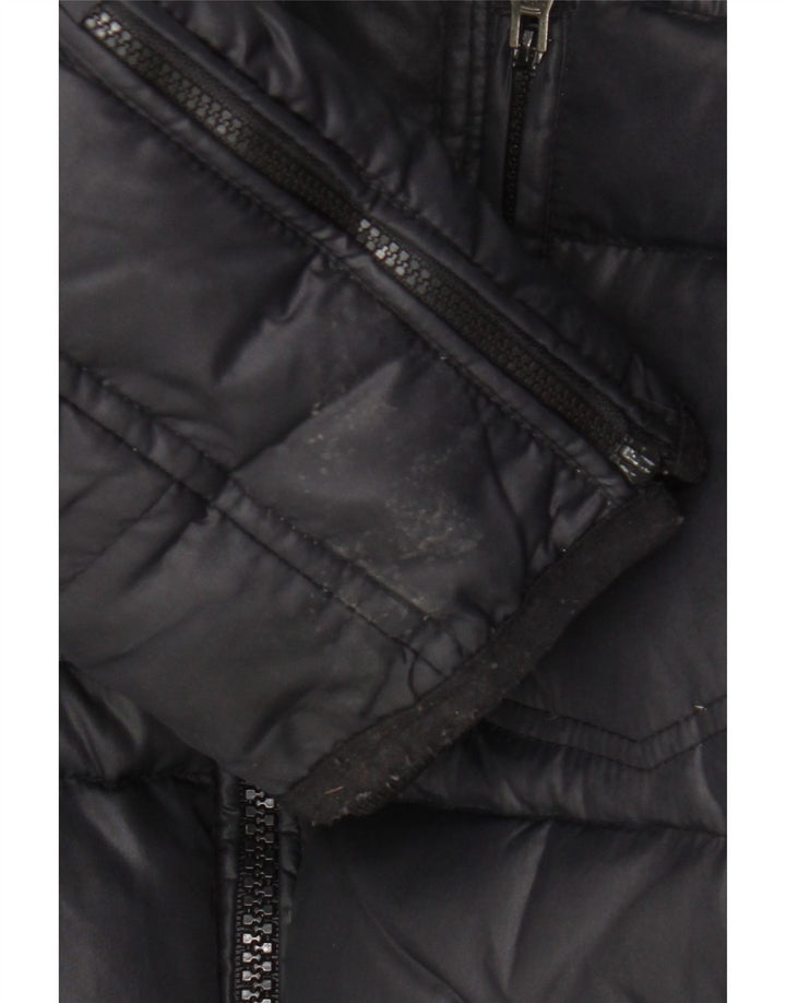 DIESEL Womens Padded Jacket UK 16 Large Black Nylon Vintage Diesel and Second-Hand Diesel from Messina Hembry 