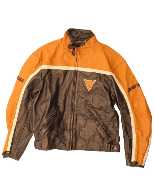 Dainese Hombre Graphic Racer Jacket IT 56 XL Marrón Colorblock