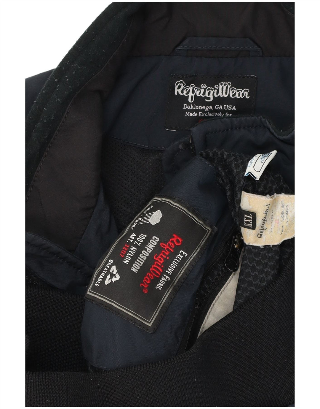 Refrigiwear Chaqueta Bomber para Hombre UK 44 2XL Azul Marino Nylon