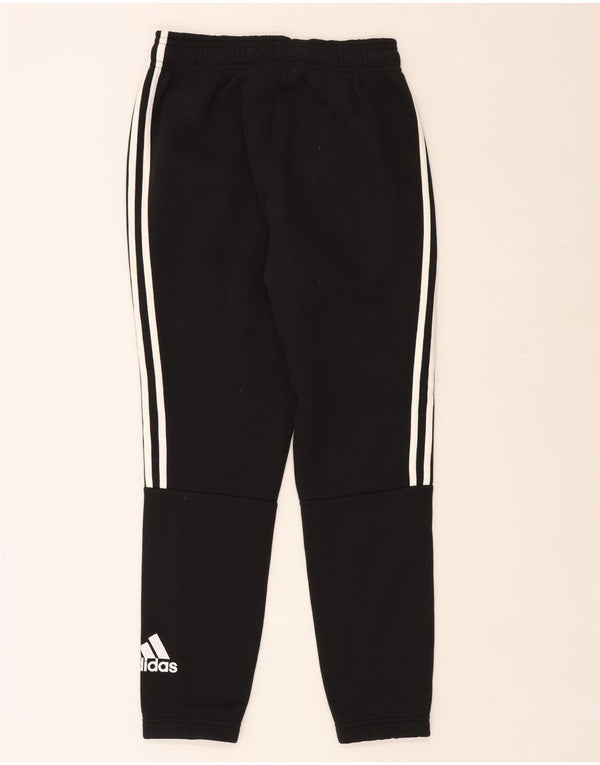 ADIDAS Hombre Chándal Pantalones Joggers Pequeño Algodón Negro