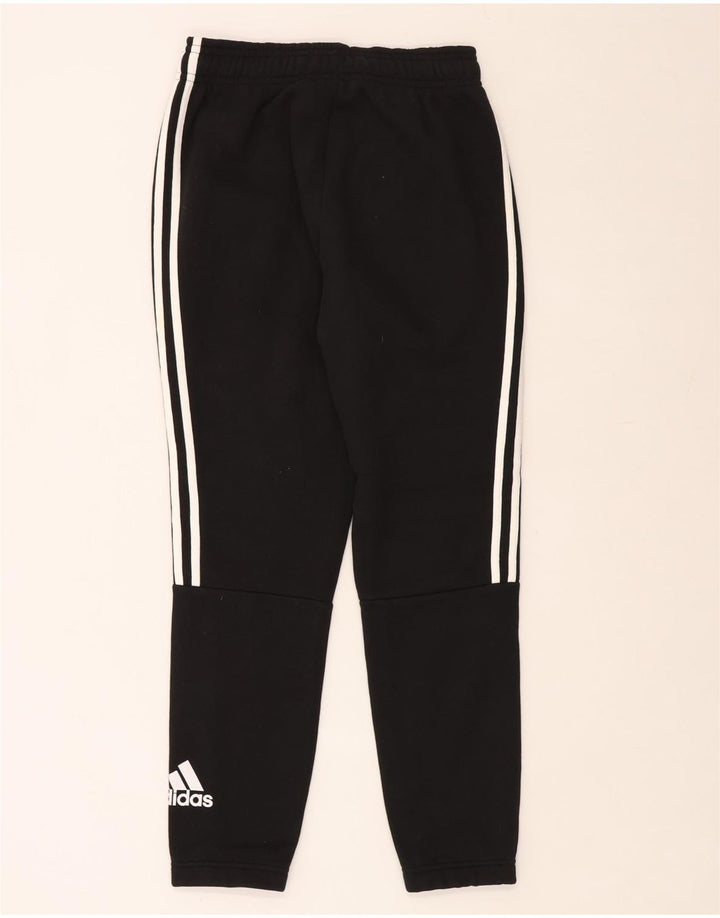 ADIDAS Hombre Chándal Pantalones Joggers Pequeño Algodón Negro