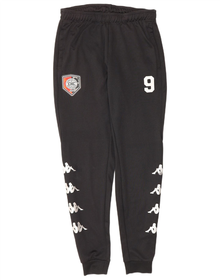 Kappa Hombre Pantalones De Chándal Gráfico Joggers Small Black