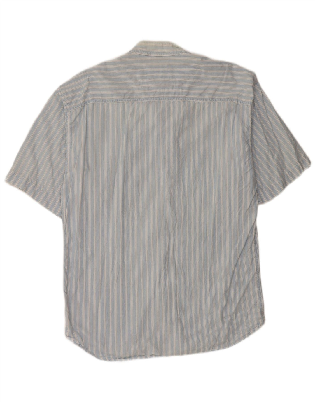 Camisa Levi's Hombre De Manga Corta De Algodón A Rayas Azul Grande