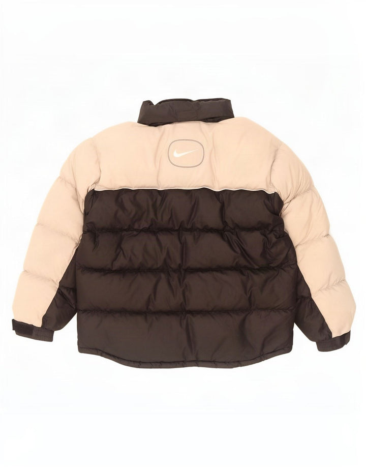 Nike Chaqueta acolchada para niño 13-14 años XL Negro Colorblock Poliéster