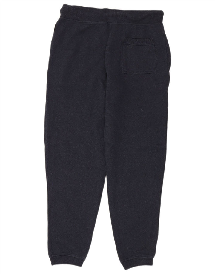 SUPERDRY Hombre Pantalones de chándal con estampado gráfico Joggers Small Azul marino Algodón