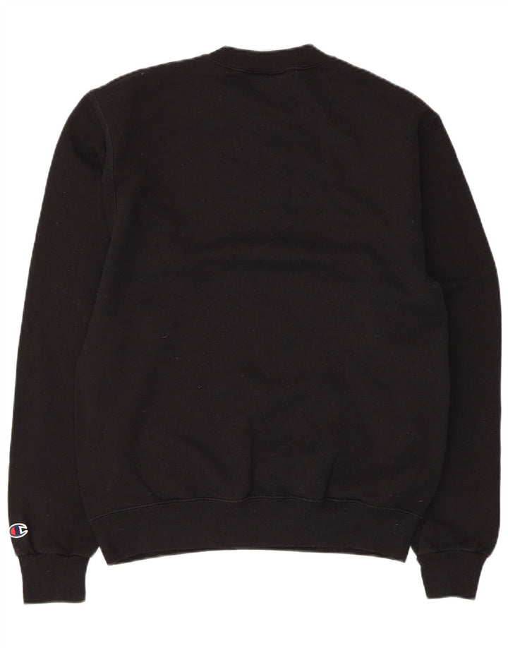 Champion Sudadera de ajuste regular para mujer, talla 10, algodón negro pequeño