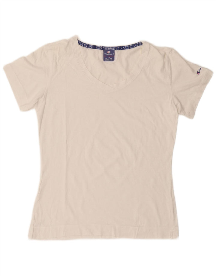 CHAMPION Camiseta para mujer Top UK 40 XL Blanco