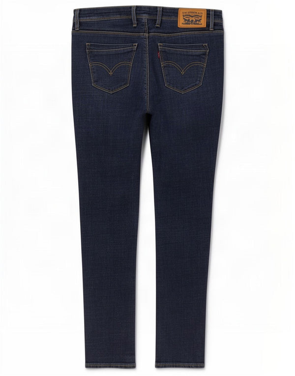 Vaqueros Levi's Mujer 711 Skinny W30 L30 Algodón Azul Marino