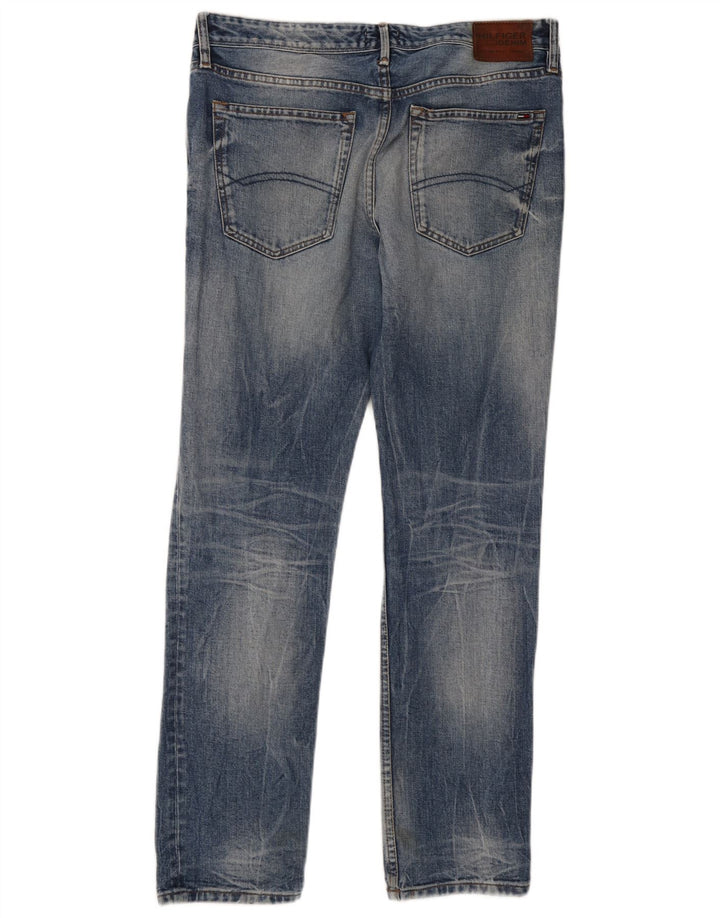 Tommy Hilfiger Vaqueros ajustados para hombre W34 L32 Algodón azul