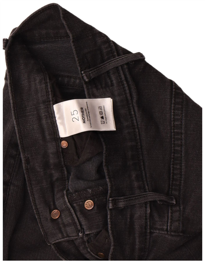 Vaqueros ajustados para mujer Mother W25 L27 Algodón negro