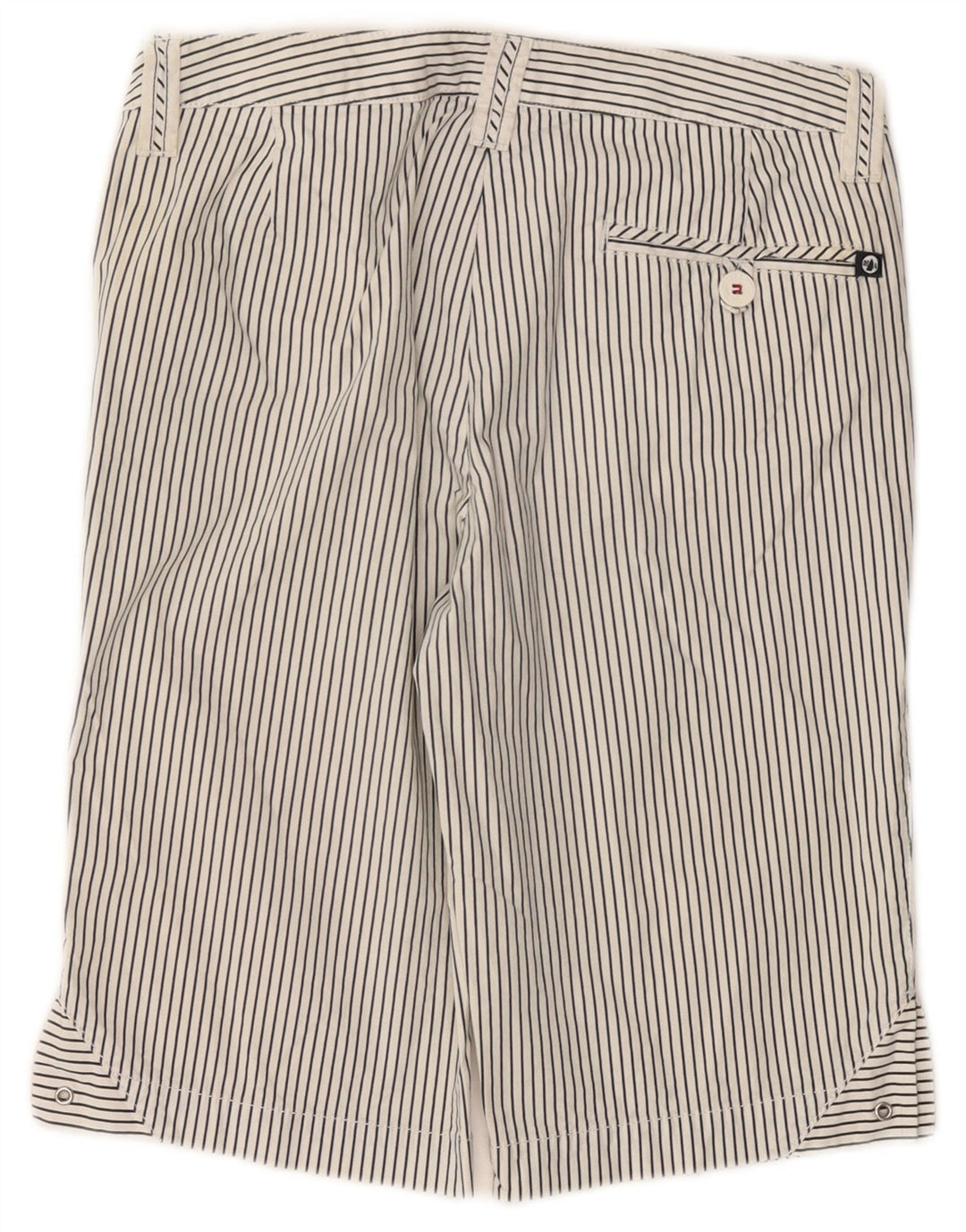 Bermudas Murphy & Nye para mujer W28 Algodón de rayas blancas medianas