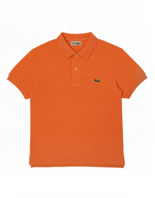 Lacoste Polo para hombre talla 3 pequeño naranja