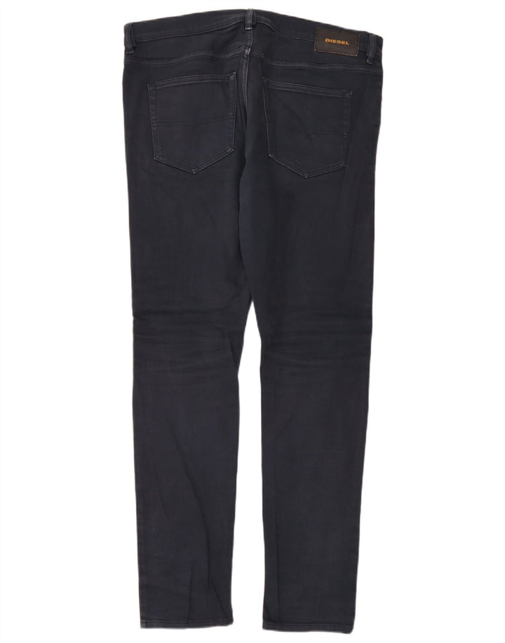 Diesel Hombre D-Luster Slim Jeans W34 L34 Algodón Azul Marino