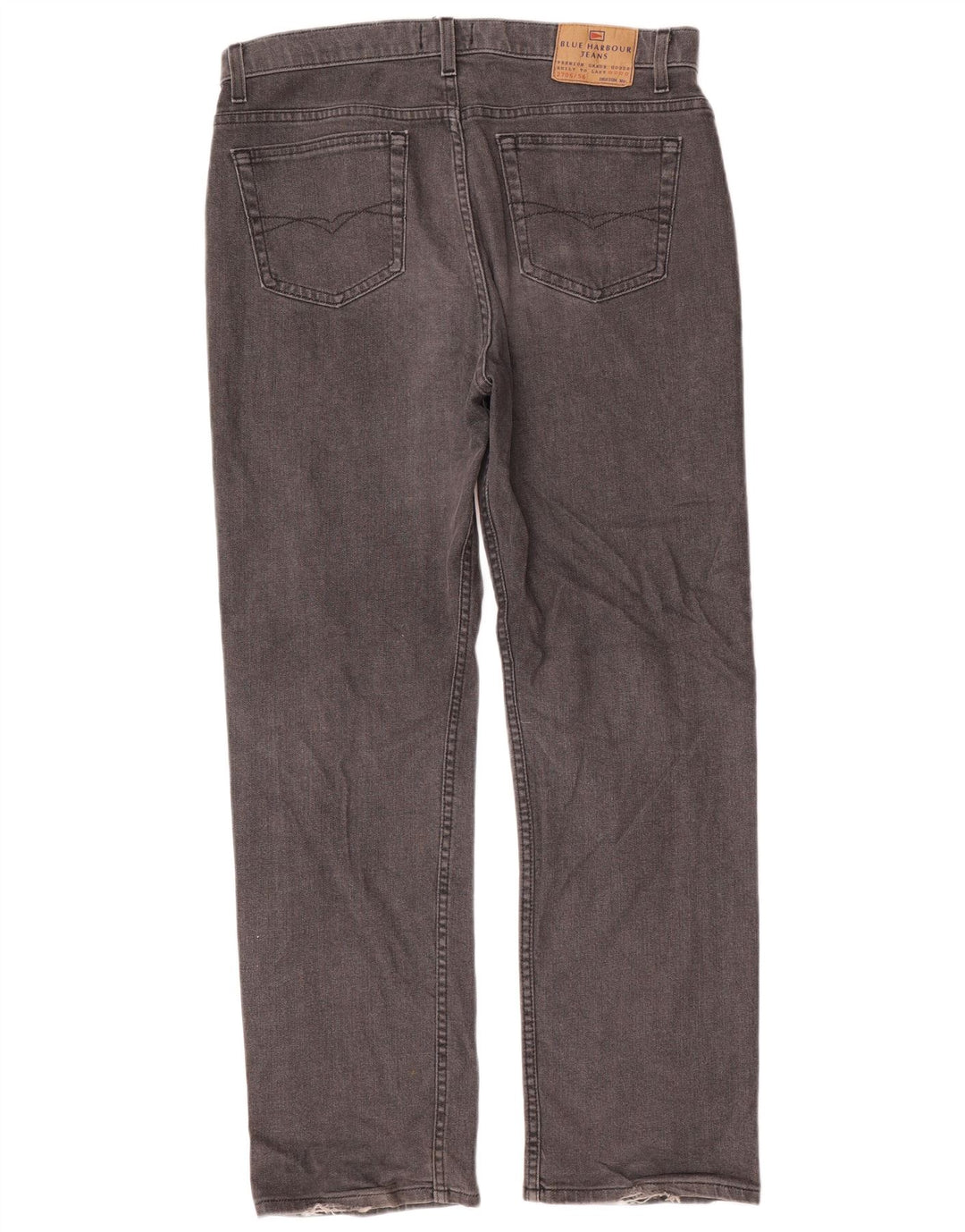 Marks & Spencer Vaqueros rectos azules Harbor para hombre W36 L31 Algodón gris