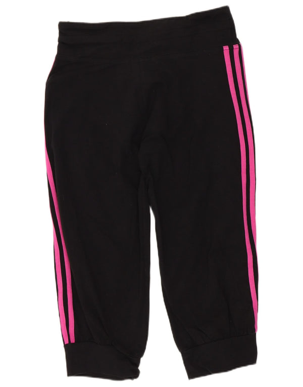 Adidas Bermudas deportivas para mujer UK 8 Small Black Cotton Sports