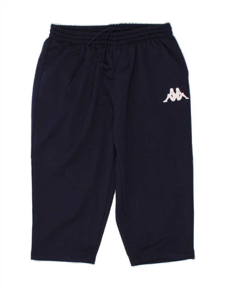 KAPPA Mens Bermuda Sport Shorts Large Navy Blue Polyester Vintage Kappa and Second-Hand Kappa from Messina Hembry 