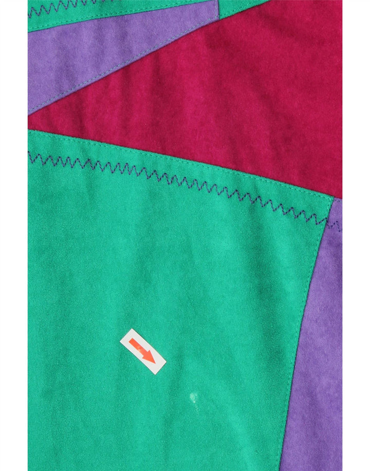 Lotto Mujer Chándal Top Chaqueta XL Multicolor Colorblock Retro