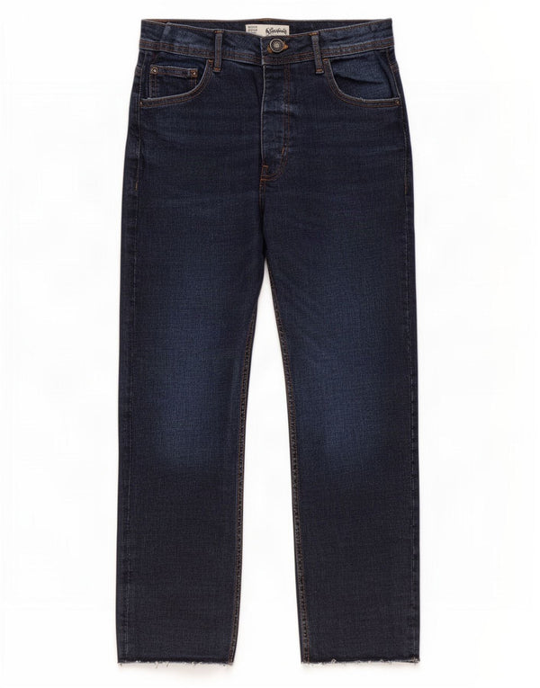 The Stronghold Jeans cónicos de ajuste relajado para mujer IT 44 Medium W30 L26 Azul