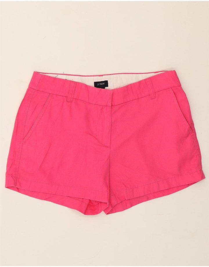 J. CREW Pantalones cortos chinos para mujer US 4 Small W31 Algodón rosa