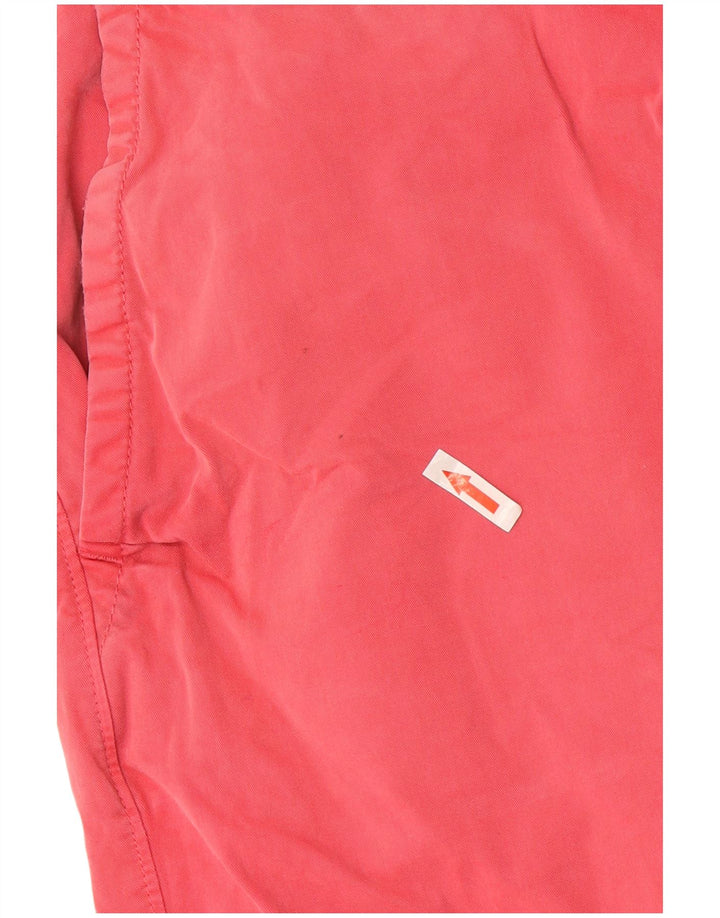 Superdry Pantalones cortos chinos para hombre W36 Large Pink Cotton