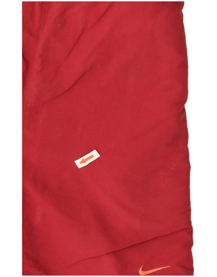 NIKE Bañador para hombre, talla grande, nailon rojo a rayas