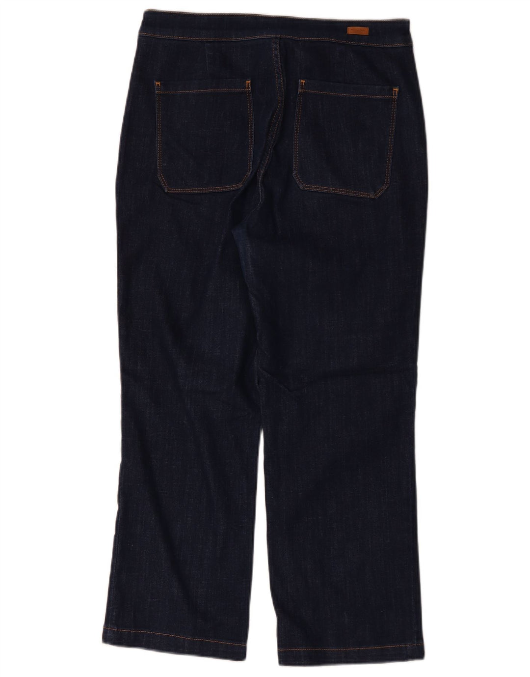Massimo Dutti Vaqueros Cropped Mujer EU 40 Medium W30 L25 Azul Marino Algodón