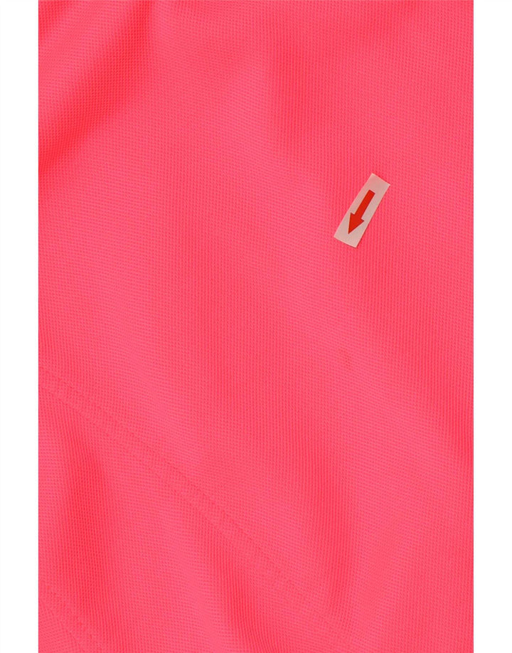 Zara Suéter con capucha y cremallera extragrande para mujer UK 14 Poliéster rosa medio
