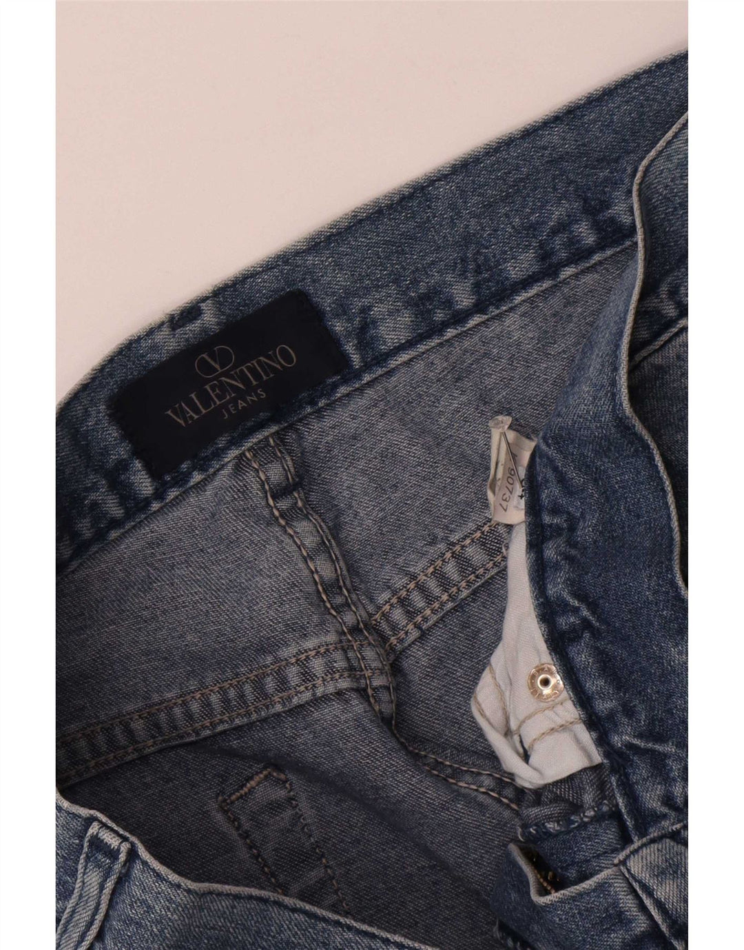 Valentino Jeans rectos para hombre W34 L29 Azul
