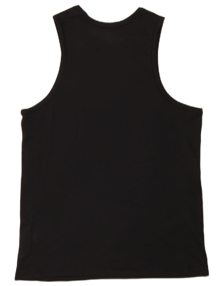 Nike Camiseta sin mangas Dri Fit Graphic para hombre Poliéster negro mediano