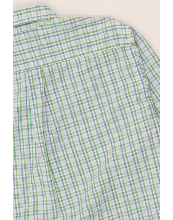 TOMMY HILFIGER Mens Shirt Medium Multicoloured Check Cotton Vintage Tommy Hilfiger and Second-Hand Tommy Hilfiger from Messina Hembry 