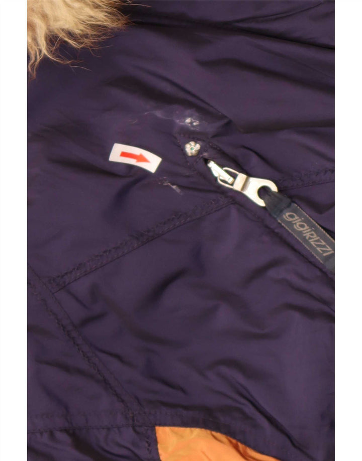 Gigi Rizzi Chaqueta cortavientos para mujer IT 42 Medium Azul marino Colorblock