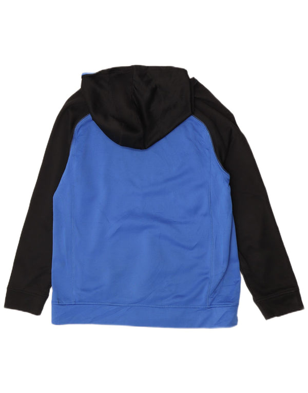 Adidas Sudadera con capucha gráfica para niños 13-14 años XL Azul Colorblock Poliéster