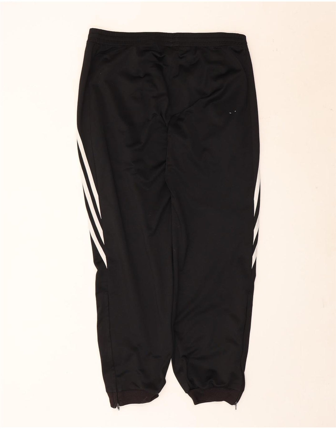 Adidas Hombre Pantalones De Chándal Joggers Grande Negro Poliéster