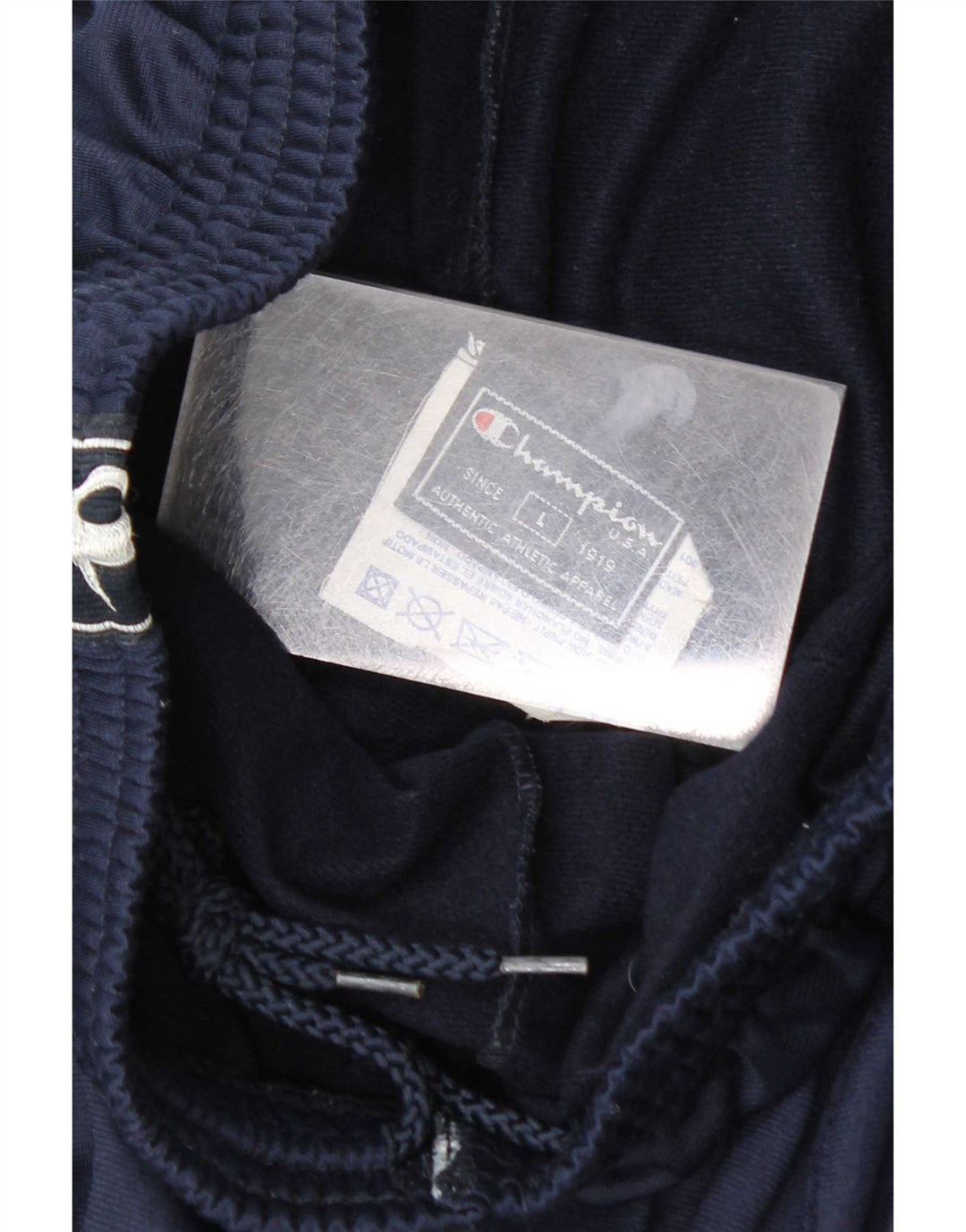 Champion Pantalones De Chándal Gráficos Para Hombre Poliéster Azul Marino Grande