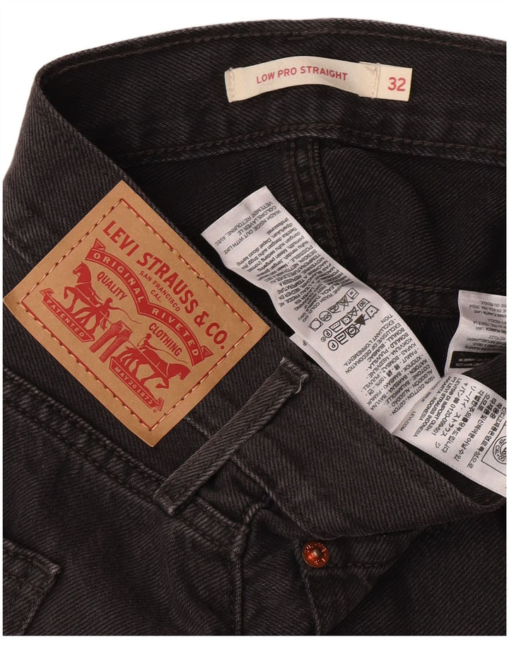 Levi's Vaqueros Rectos Para Hombre W32 L30 Algodón Gris